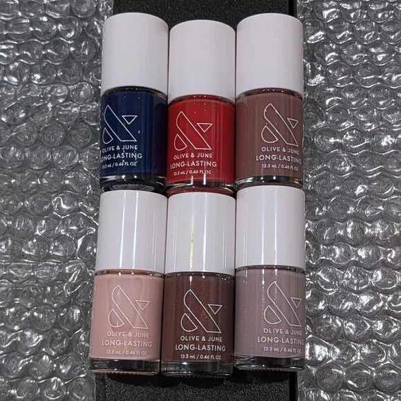 NEW Olive & June Fall Long-Lasting Polish Set of 6 Polishes - Picture 10 of 11